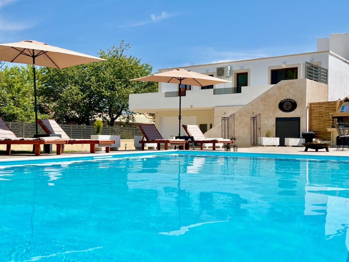 Beach Villa Verano With Private Pool By Dadovillas Sidárion Exterior foto