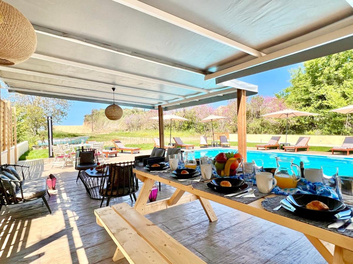 Beach Villa Verano With Private Pool By Dadovillas Sidárion Exterior foto
